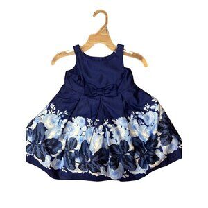 Janie and Jack Moonlight Garden Dress Blue 6 -12 M